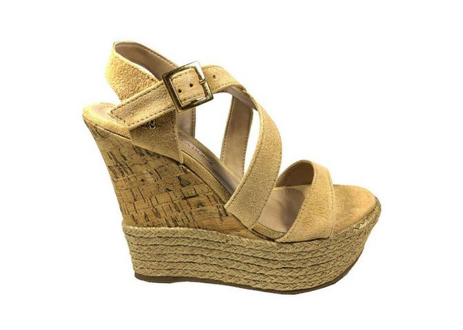 Wedge Heel Sandal Curry Raphaella Booz