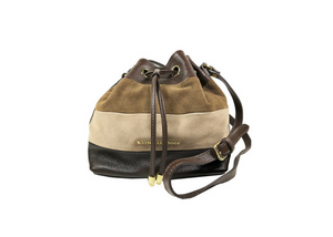 Bucket bag Leather/Suede brown Raphaella Booz