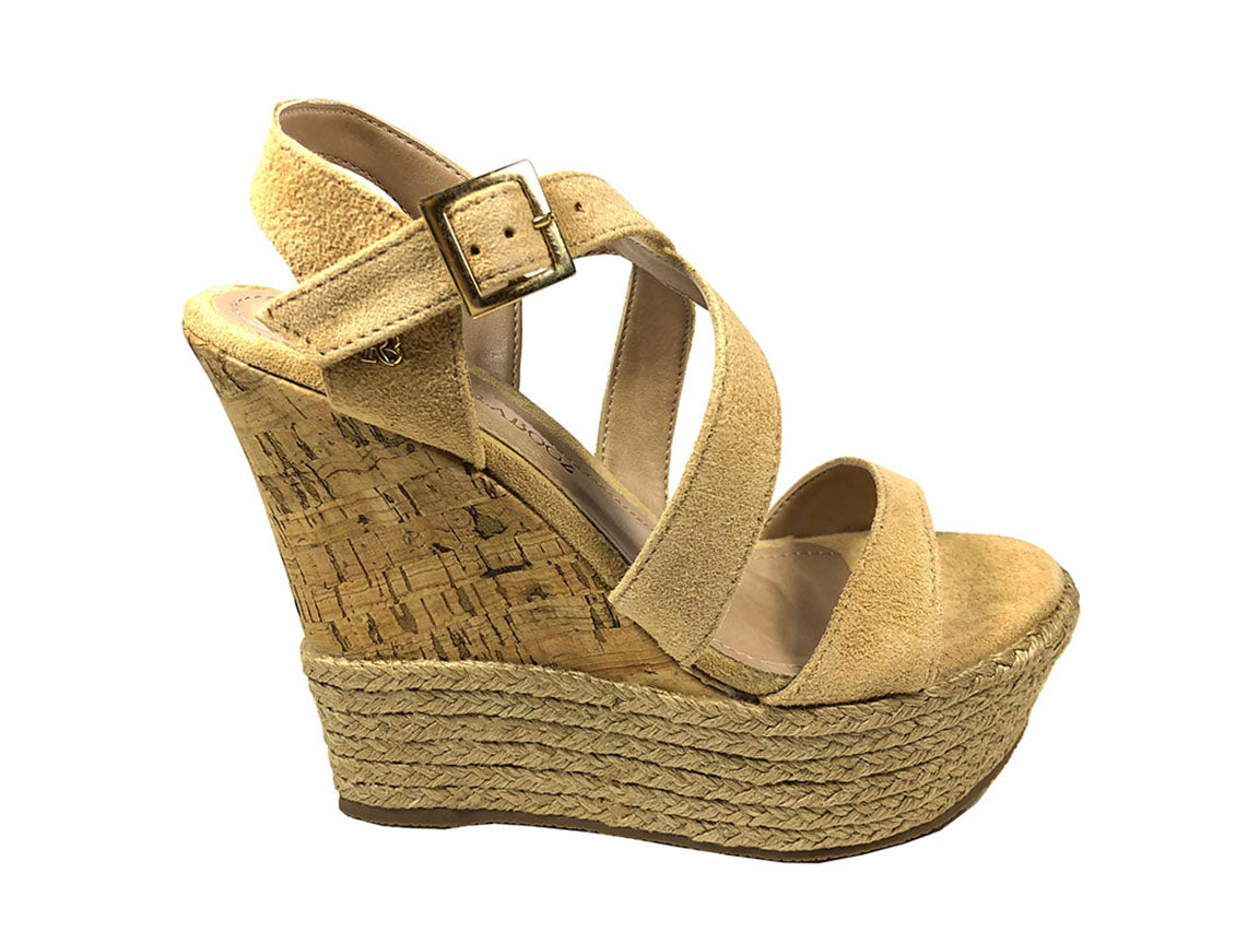 Wedge Heel Sandal Curry Raphaella Booz