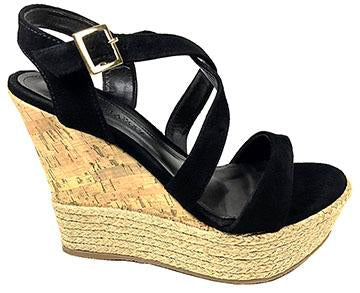 Wedge Black Sandal Raphaella Booz